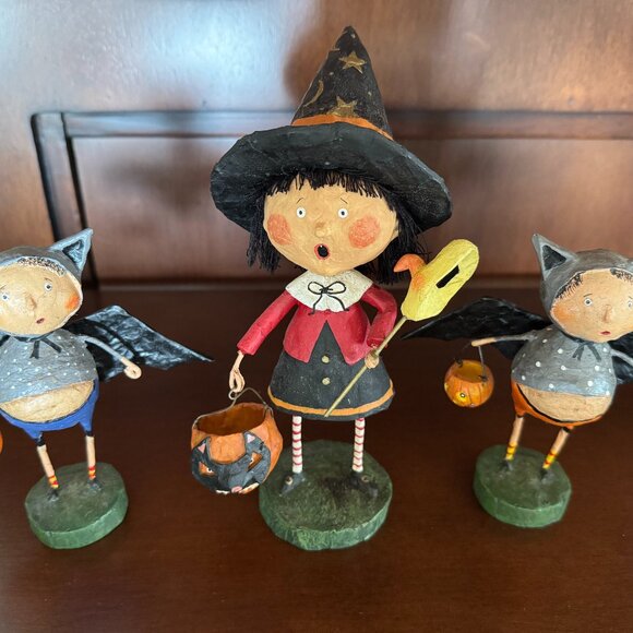 Lori C. Mitchell Halloween Figurines (Vintage) - Picture 1 of 9